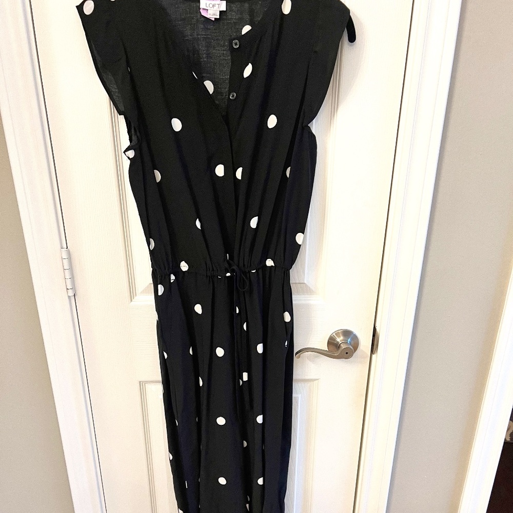Loft Polka Dot Jumpsuit
